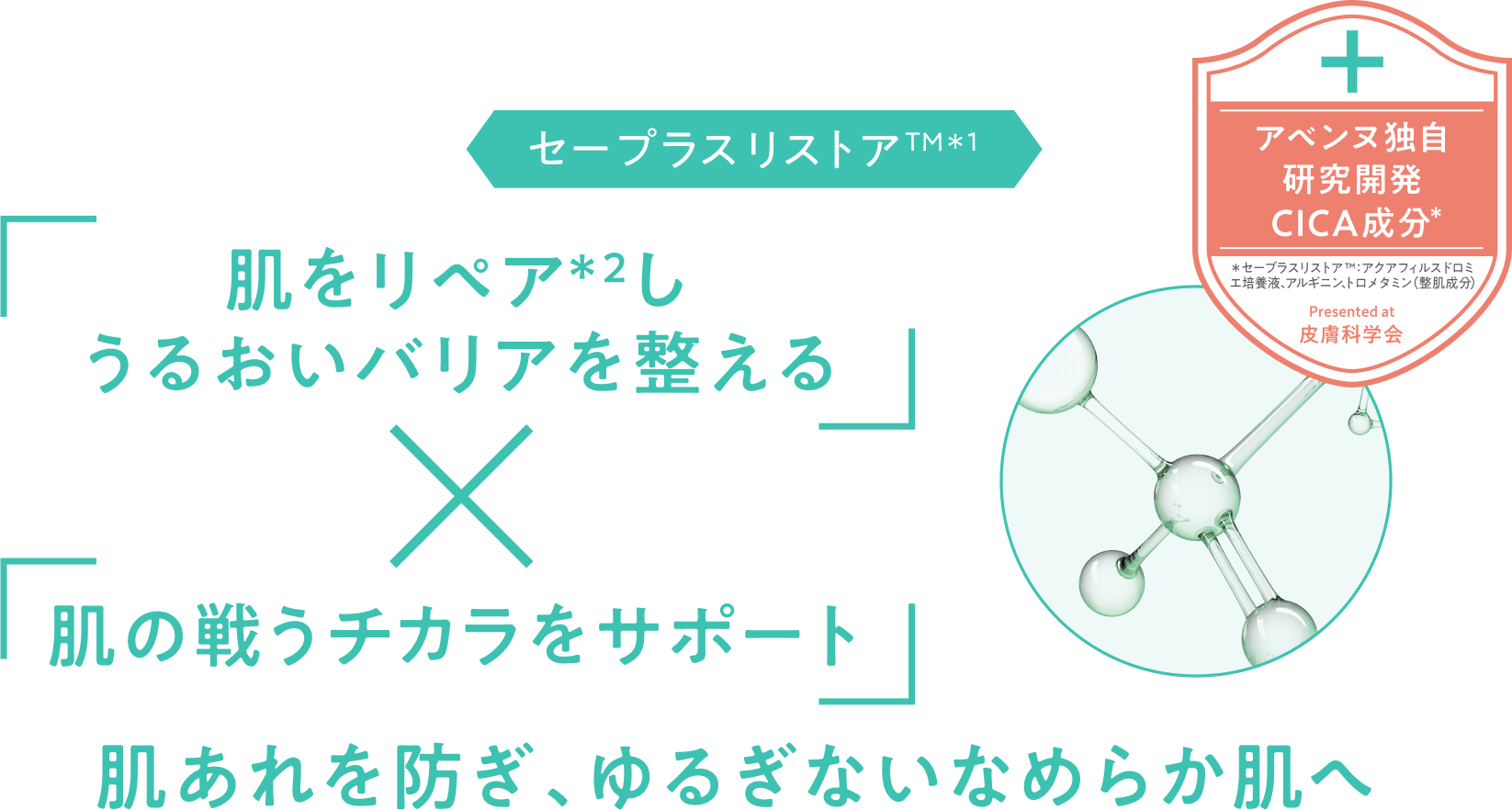 セープラスリストアTM「肌をリペアしうるおいバリアを整える」×「肌の戦うチカラをサポート」 肌あれを防ぎ、ゆるぎないなめらか肌へ