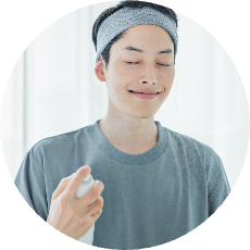 手軽にケアしたい男性に