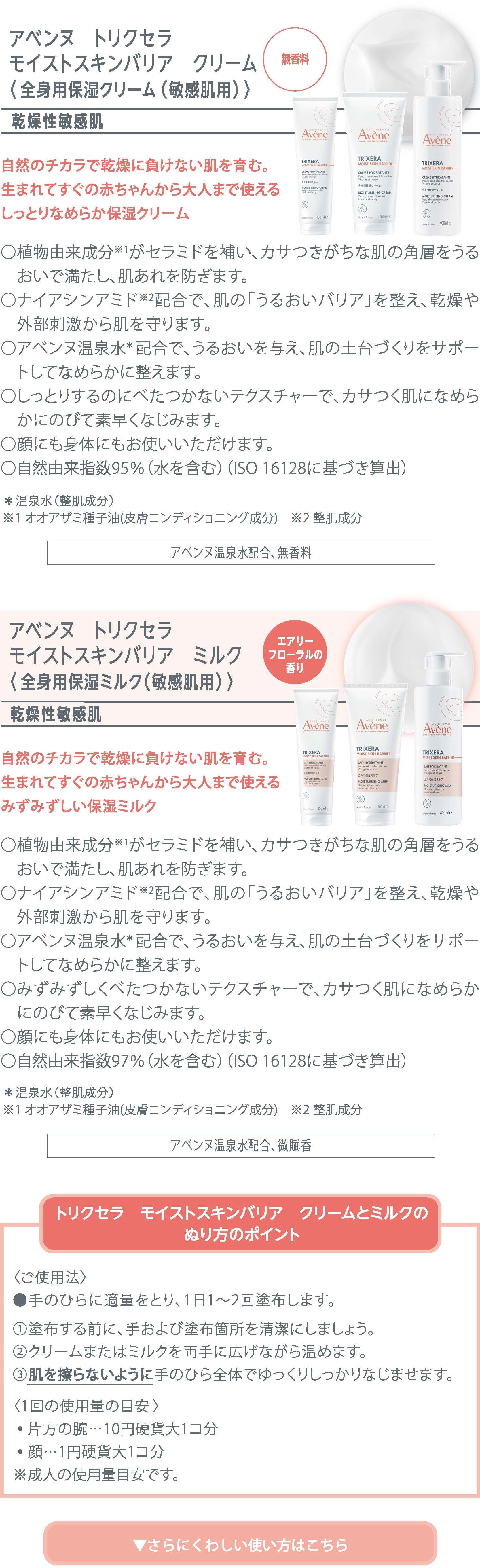 トリクセラモイストスキンバリアミルク
