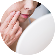 いつも敏感、季節や体調の変化に敏感な肌に